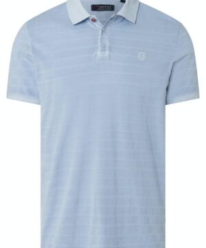 Alternative view of Timezone - Tonal striped polo shirt, thermal blue