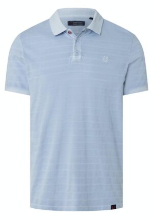 Alternative view of Timezone - Tonal striped polo shirt, thermal blue