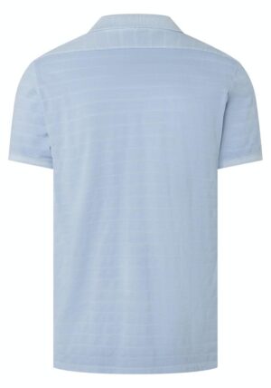 Timezone - Tonal striped polo shirt, thermal blue image2