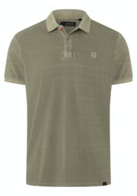 Alternative view of Timezone - Tonal striped polo shirt, army olive