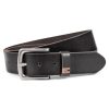 Timezone : Leather belt, black