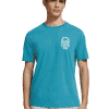 Scotch & Soda 176739: Left chest artwork, Petrol blue