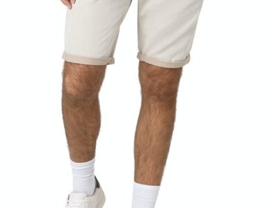 Timezone: Slim Janno Short Linen blend, Beige