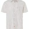 Timezone - Basic short sleeve shirt, ecru, green, yellow - Image 2