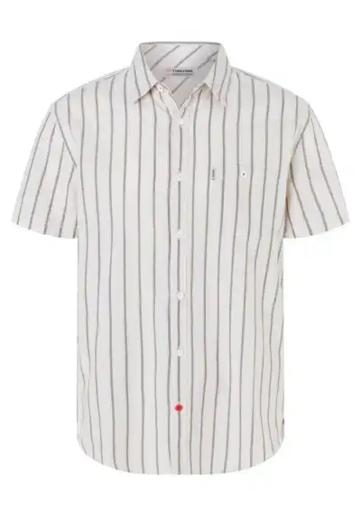 Alternative view of Timezone - Basic short sleeve shirt, ecru, green, yellow