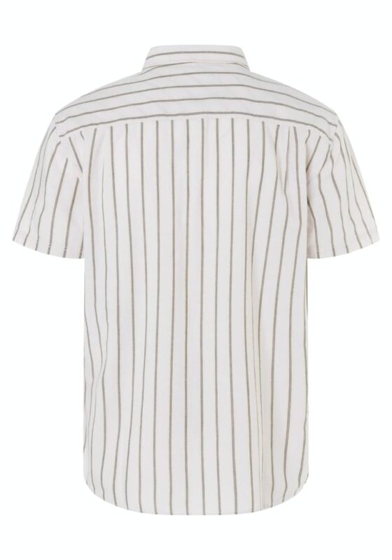 Timezone - Basic short sleeve shirt, ecru, green, yellow - Image 3