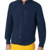 Timezone - Soft linen basic shirt, Navy