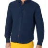 Timezone - Soft linen basic shirt, Navy