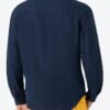 Timezone - Soft linen basic shirt, Navy - Image 5