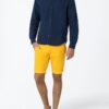 Timezone - Soft linen basic shirt, Navy - Image 6