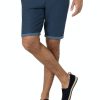 Timezone: Slim Janno Short Linen blend, Blue