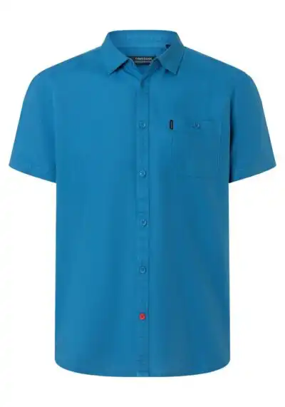 Alternative view of Timezone - Soft linen shortsleeve shirt, French blue