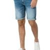 Timezone: Slim ScottyTZ Short, Classic blue wash