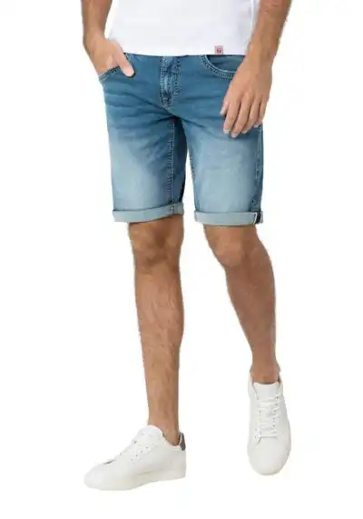 Timezone: Slim ScottyTZ Short, Classic blue wash