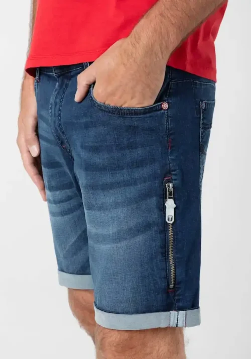 Timezone: Slim GoofyTZ Short, Royal blue wash - Image 3