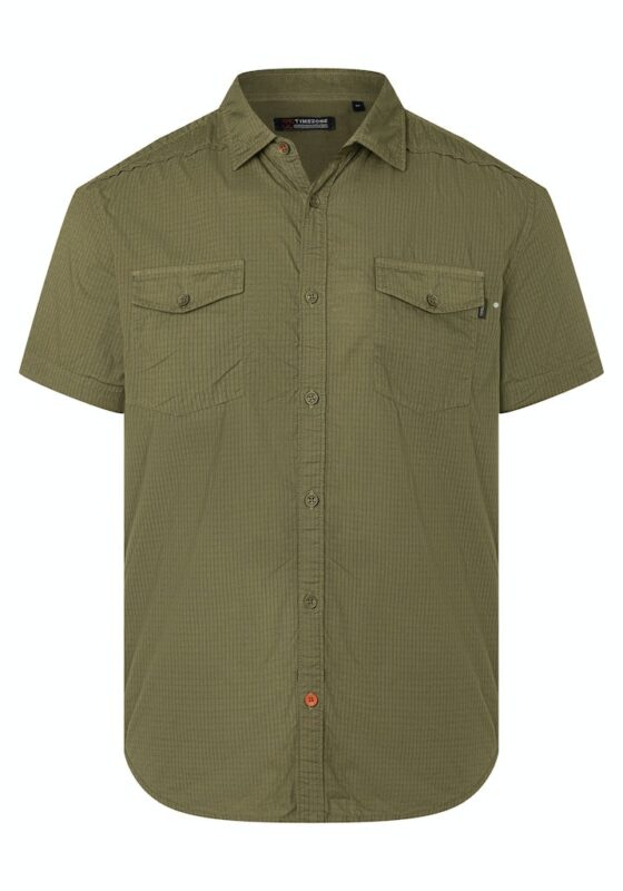 Timezone - Safari shortsleeve shirt, Green - Image 2