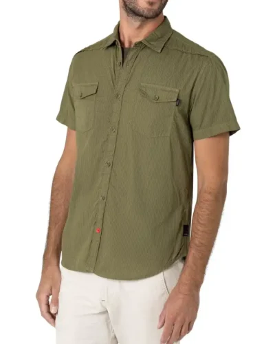 Timezone - Safari shortsleeve shirt, Green