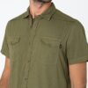 Timezone - Safari shortsleeve shirt, Green - Image 4