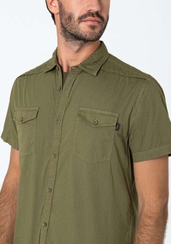 Timezone - Safari shortsleeve shirt, Green - Image 4