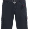 Timezone: RykerTZ  Regular fit cargo shorts, Navy