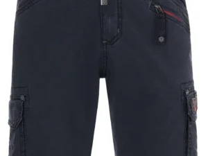 Timezone: RykerTZ  Regular fit cargo shorts, Navy