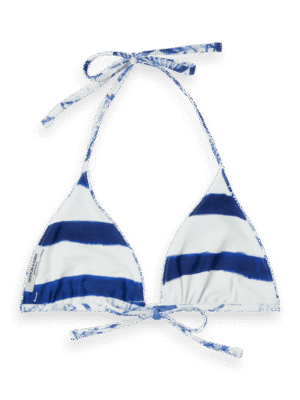 Alternative view of Scotch & Soda 177160 : Reversible printed bikini top, Shell batik blue