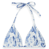Scotch & Soda 177160 : Reversible printed bikini top, Shell batik blue
