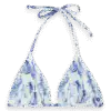 Scotch & Soda 177160 : Reversible printed bikini top, Shell batik blue