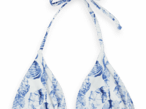 Scotch & Soda 177160 : Reversible printed bikini top, Shell batik blue