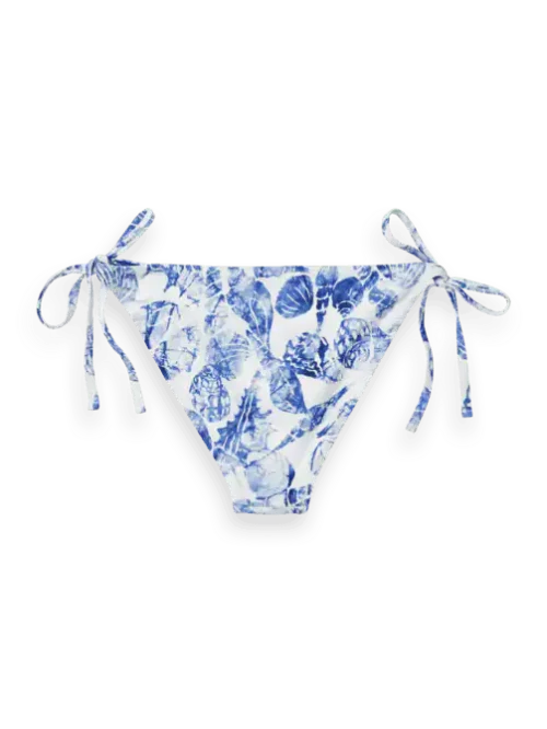 Scotch & Soda 177289 : Reversible printed bikini bottom, Shell batik blue image1
