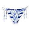 Scotch & Soda 177289 : Reversible printed bikini bottom, Shell batik blue