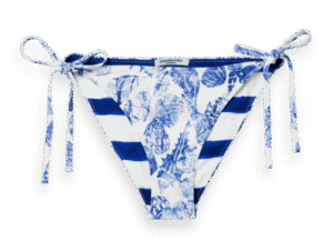 Scotch & Soda 177289 : Reversible printed bikini bottom, Shell batik blue