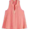 Scotch & Soda 177196: Tank top with tape detail, Coral
