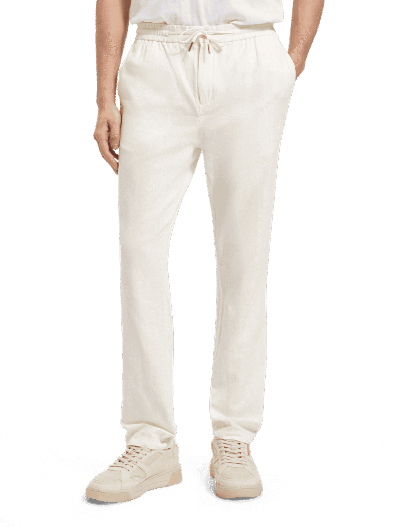 Scotch & Soda 175732 : Warren -Straight fit  twill jogger, Shell
