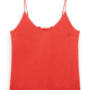 Scotch & Soda 177192: Camisole woven front jersey back, Campfire