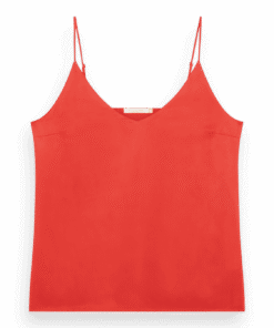 Scotch & Soda 177192: Camisole woven front jersey back, Campfire