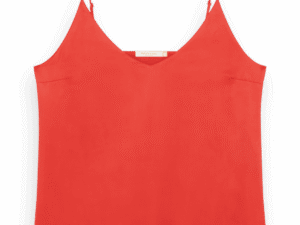 Scotch & Soda 177192: Camisole woven front jersey back, Campfire