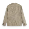 Scotch & Soda 178356 : Single breasted Yarn-Dyed Blazer, Offwhite mini check - Image 4