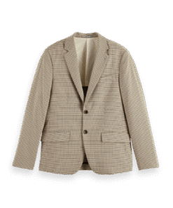 Alternative view of Scotch & Soda 178356 : Single breasted Yarn-Dyed Blazer, Offwhite mini check
