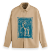 Scotch & Soda 178413: Graphic shirt, Desert sand