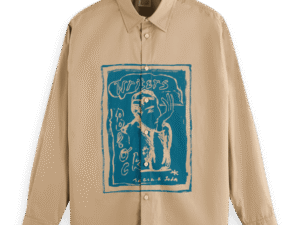 Scotch & Soda 178413: Graphic shirt, Desert sand