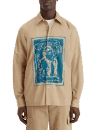 Alternative view of Scotch & Soda 178413: Graphic shirt, Desert sand