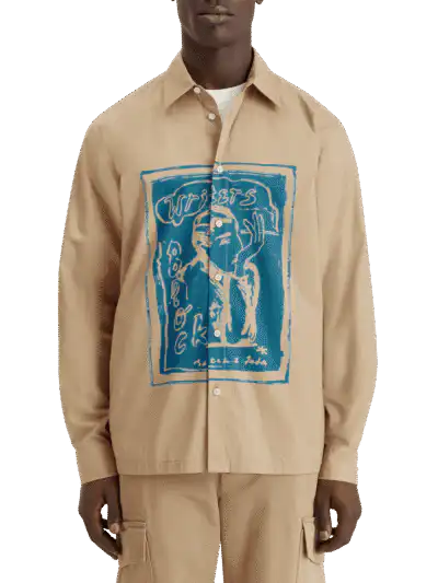 Alternative view of Scotch & Soda 178413: Graphic shirt, Desert sand