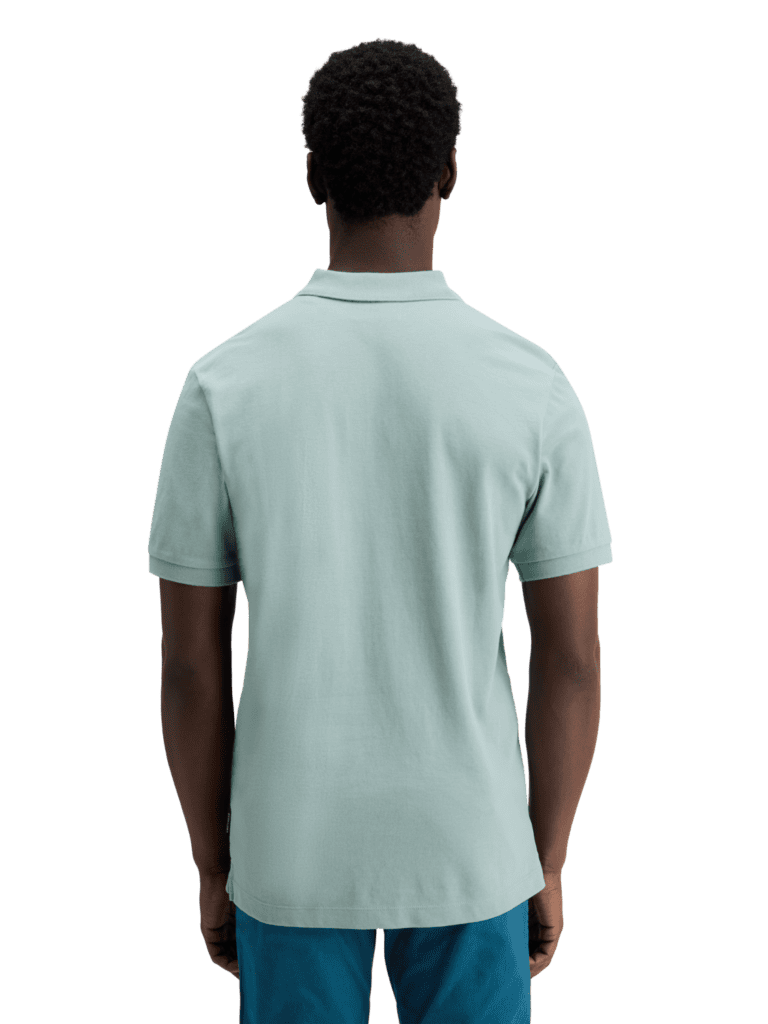 Scotch & Soda 178513 : Essential Cotton Pique Polo, Bay blue - Image 4