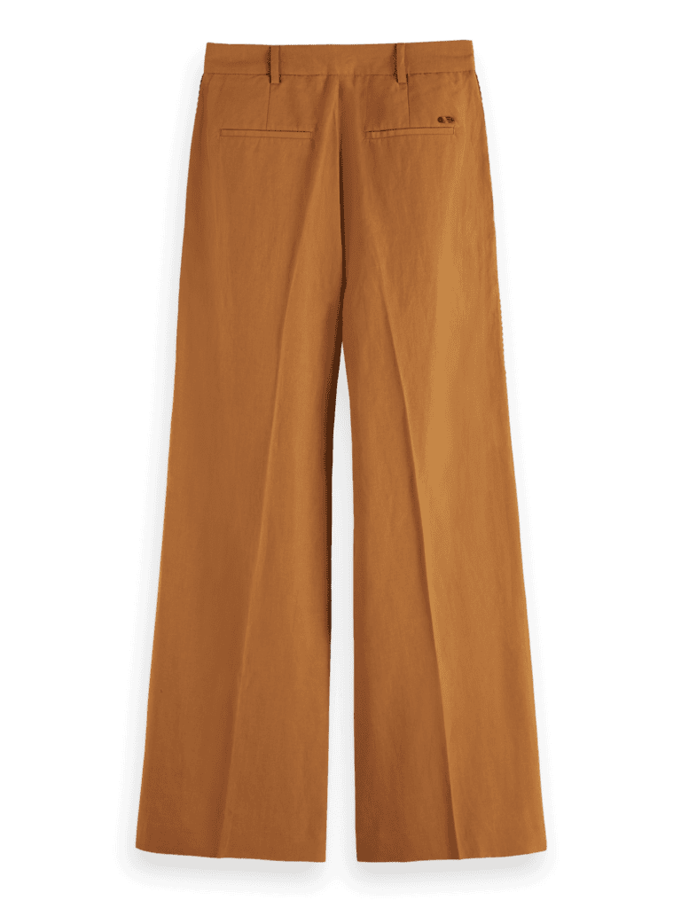 Scotch & Soda 177623 : Hana pant with crochet, Tobacco - Image 2