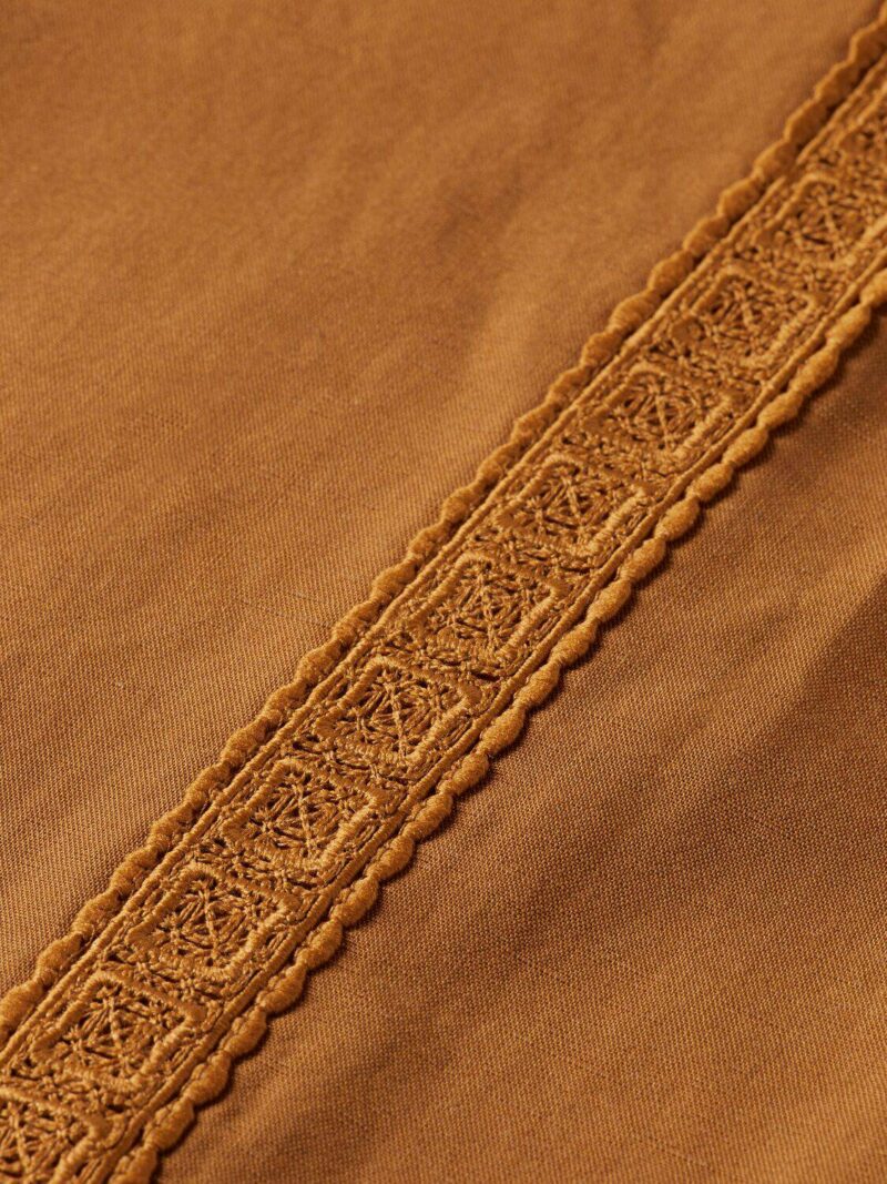 Scotch & Soda 177623 : Hana pant with crochet, Tobacco - Image 3