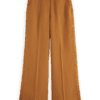 Scotch & Soda 177623 : Hana pant with crochet, Tobacco