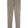Scotch & Soda 178378: Irving Classic Yarn-Dyed Chino, Offwhite mini check