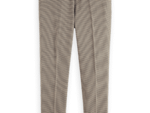 Scotch & Soda 178378: Irving Classic Yarn-Dyed Chino, Offwhite mini check