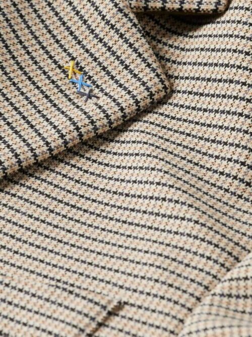 Scotch & Soda 178356 : Single breasted Yarn-Dyed Blazer, Offwhite mini check - Image 6